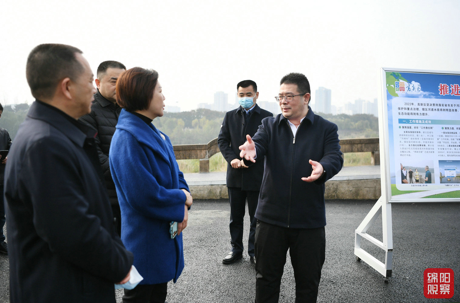 2022年12月9日，李云督導(dǎo)安昌河河長制工作推進(jìn)情況6  張莉 攝.jpg