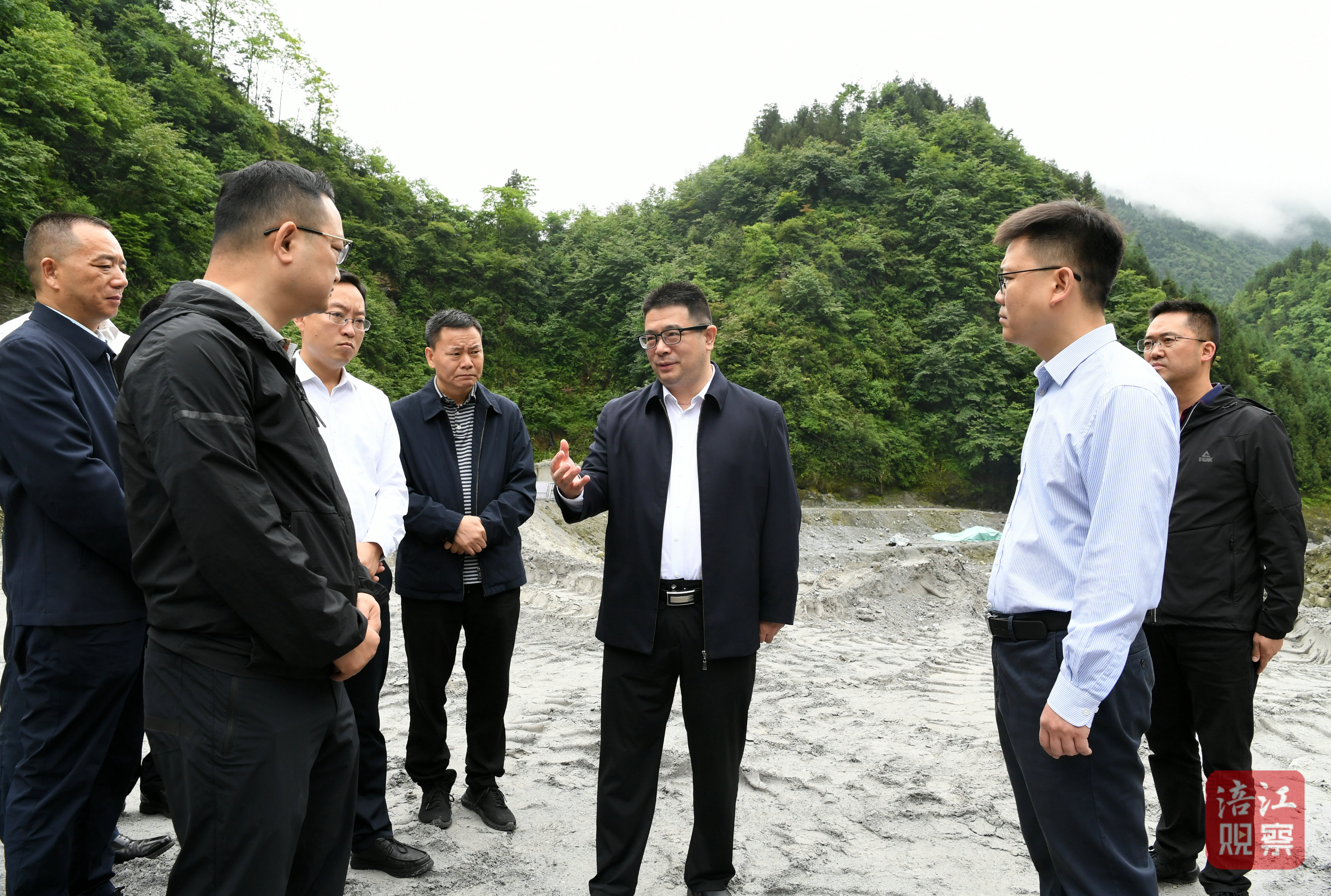 2023年6月4日，李云赴安州高川督導(dǎo)檢查防汛減災(zāi)、地災(zāi)防治工作1  張莉 攝.jpg